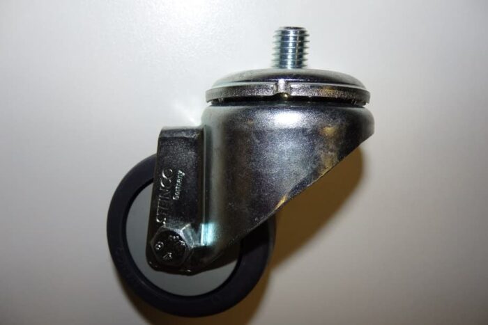 Rubber wieltje schroef